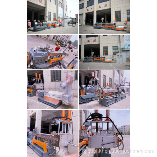 China Plastic Waste Double Screw Recycling Machine Granulator Factory